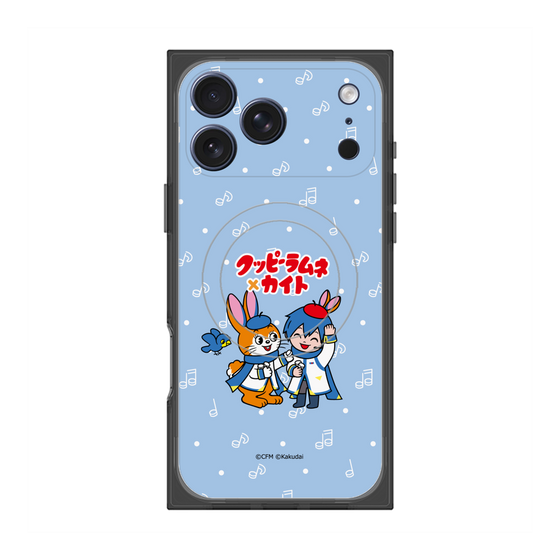 プレミアムスクエアケース with MagSafe［ 初音ミク×クッピーラムネ - KAITO×クッピー - デフォルメイラスト ］
