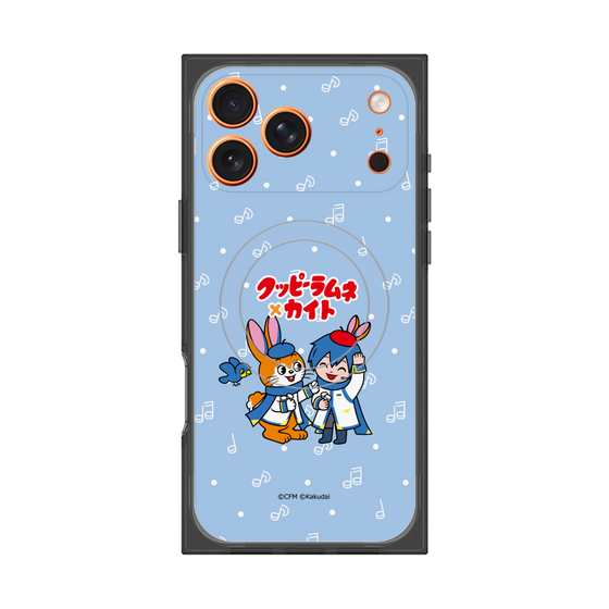 プレミアムスクエアケース with MagSafe［ 初音ミク×クッピーラムネ - KAITO×クッピー - デフォルメイラスト ］