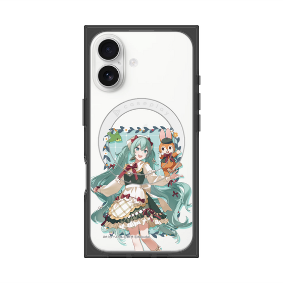 プレミアムスクエアケース with MagSafe［ 初音ミク×クッピーラムネ - 初音ミク×クッピー - 等身イラスト1 ］