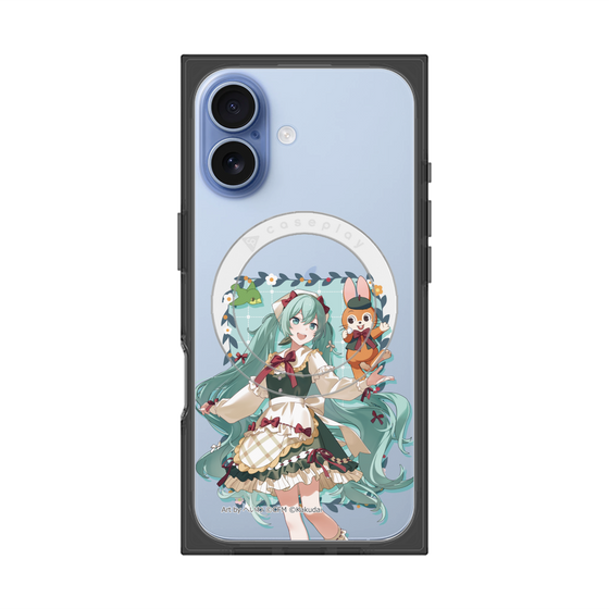 プレミアムスクエアケース with MagSafe［ 初音ミク×クッピーラムネ - 初音ミク×クッピー - 等身イラスト1 ］