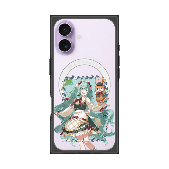 プレミアムスクエアケース with MagSafe［ 初音ミク×クッピーラムネ - 初音ミク×クッピー - 等身イラスト1 ］