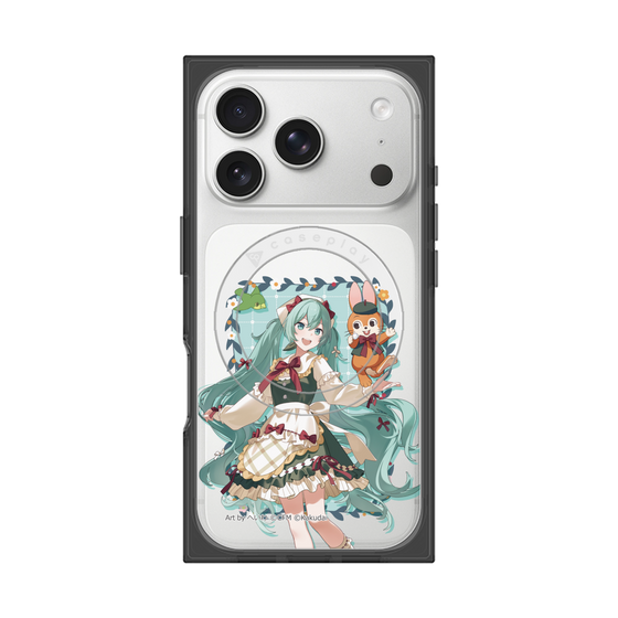 プレミアムスクエアケース with MagSafe［ 初音ミク×クッピーラムネ - 初音ミク×クッピー - 等身イラスト1 ］