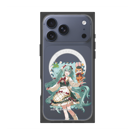 プレミアムスクエアケース with MagSafe［ 初音ミク×クッピーラムネ - 初音ミク×クッピー - 等身イラスト1 ］