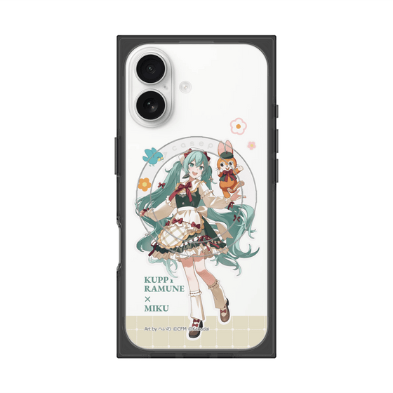 プレミアムスクエアケース with MagSafe［ 初音ミク×クッピーラムネ - 初音ミク×クッピー - 等身イラスト2 ］
