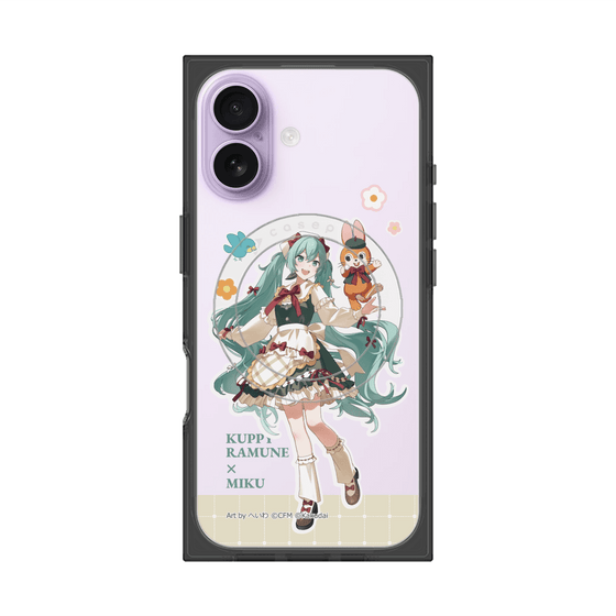 プレミアムスクエアケース with MagSafe［ 初音ミク×クッピーラムネ - 初音ミク×クッピー - 等身イラスト2 ］