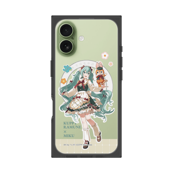 プレミアムスクエアケース with MagSafe［ 初音ミク×クッピーラムネ - 初音ミク×クッピー - 等身イラスト2 ］