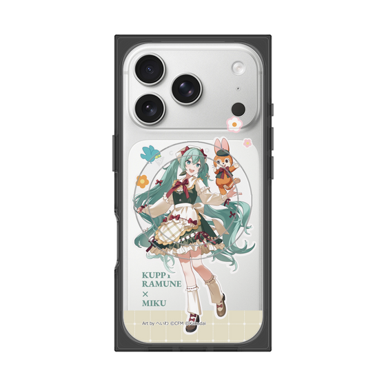 プレミアムスクエアケース with MagSafe［ 初音ミク×クッピーラムネ - 初音ミク×クッピー - 等身イラスト2 ］
