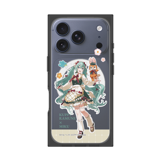 プレミアムスクエアケース with MagSafe［ 初音ミク×クッピーラムネ - 初音ミク×クッピー - 等身イラスト2 ］