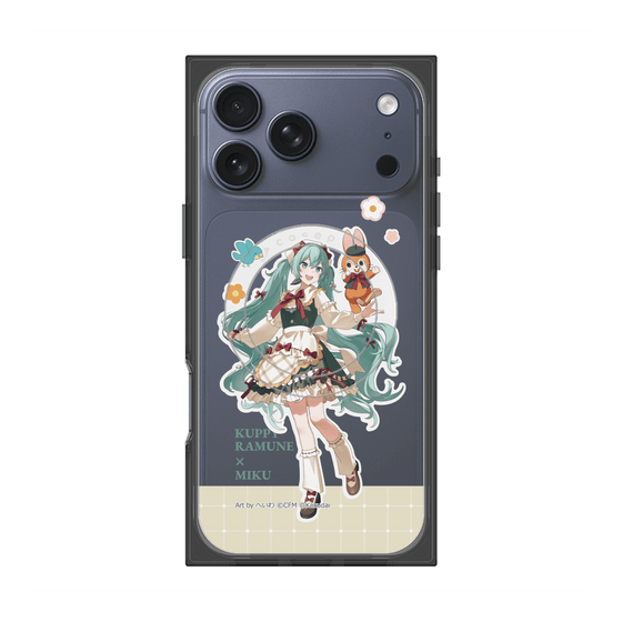 プレミアムスクエアケース with MagSafe［ 初音ミク×クッピーラムネ - 初音ミク×クッピー - 等身イラスト2 ］