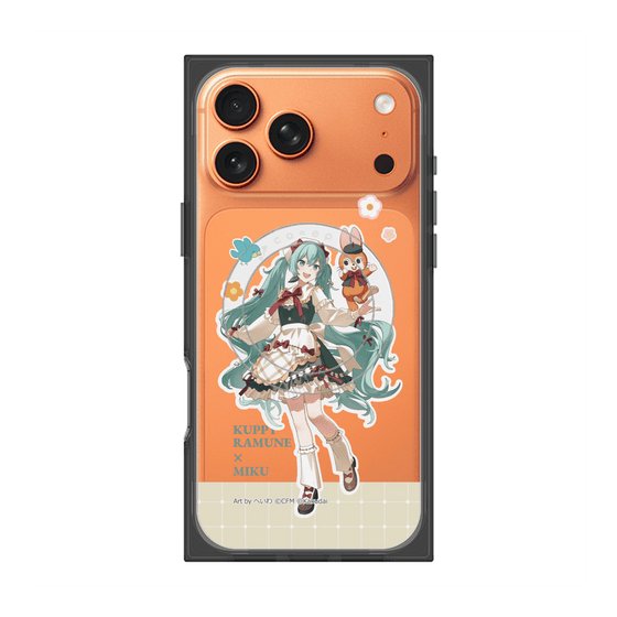プレミアムスクエアケース with MagSafe［ 初音ミク×クッピーラムネ - 初音ミク×クッピー - 等身イラスト2 ］