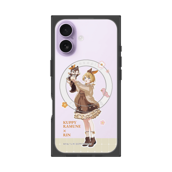 プレミアムスクエアケース with MagSafe［ 初音ミク×クッピーラムネ - 鏡音リン×ラム - 等身イラスト2 ］