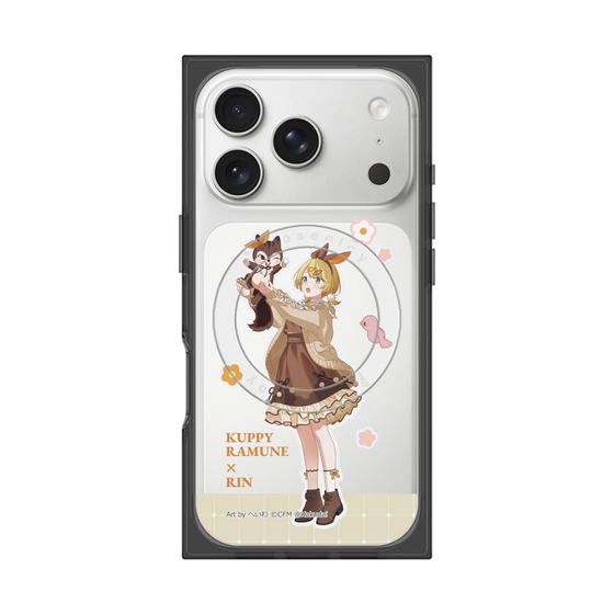 プレミアムスクエアケース with MagSafe［ 初音ミク×クッピーラムネ - 鏡音リン×ラム - 等身イラスト2 ］