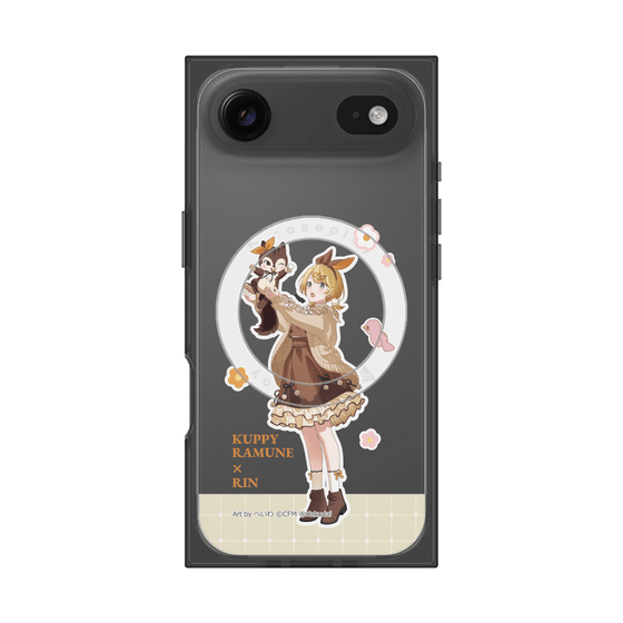 プレミアムスクエアケース with MagSafe［ 初音ミク×クッピーラムネ - 鏡音リン×ラム - 等身イラスト2 ］