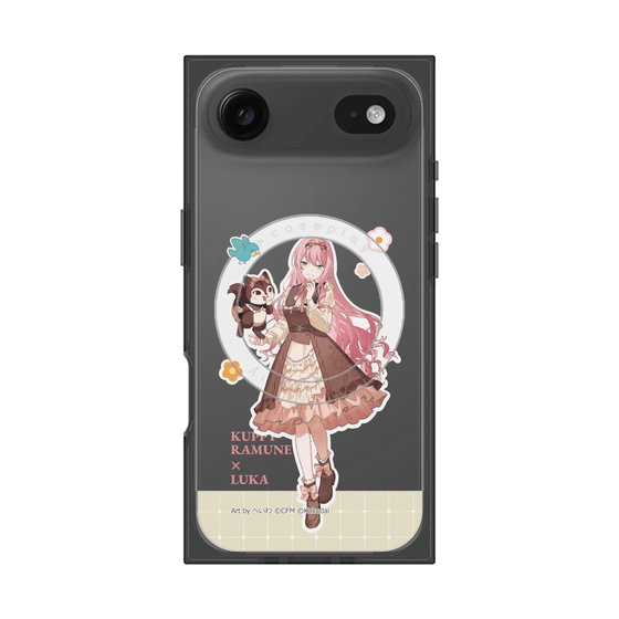 プレミアムスクエアケース with MagSafe［ 初音ミク×クッピーラムネ - 巡音ルカ×ラム - 等身イラスト2 ］