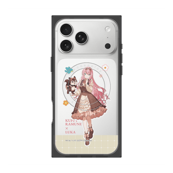 プレミアムスクエアケース with MagSafe［ 初音ミク×クッピーラムネ - 巡音ルカ×ラム - 等身イラスト2 ］