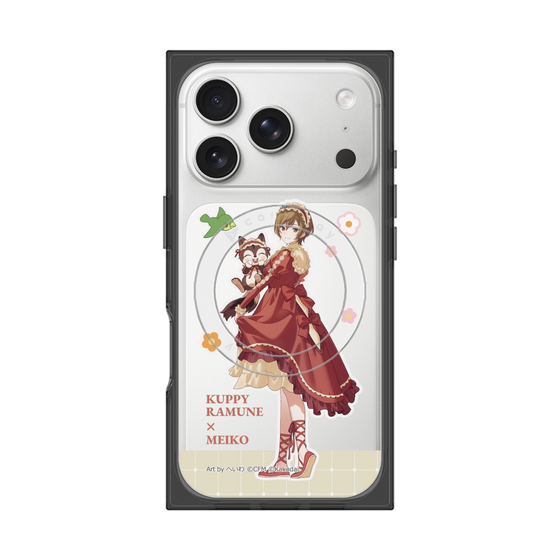 プレミアムスクエアケース with MagSafe［ 初音ミク×クッピーラムネ - MEIKO×ラム - 等身イラスト2 ］