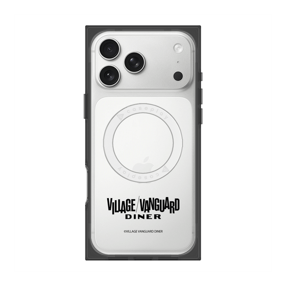 プレミアムスクエアケース with MagSafe［ ヴィレッジヴァンガードダイナー - ロゴ ］