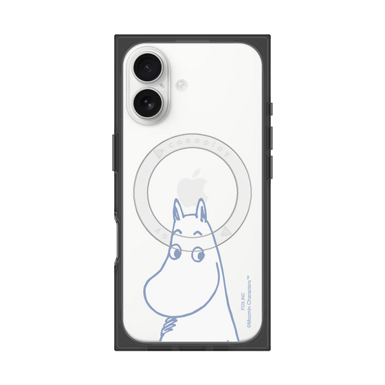 プレミアムスクエアケース with MagSafe［ MOOMIN - Familiar face ］