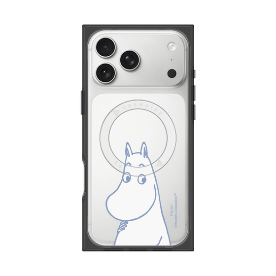 プレミアムスクエアケース with MagSafe［ MOOMIN - Familiar face ］
