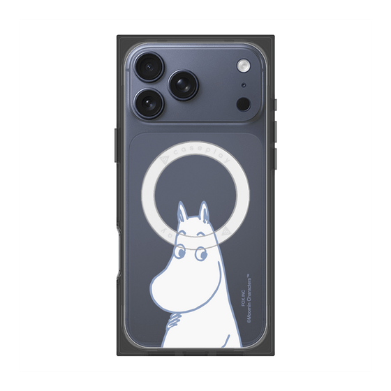 プレミアムスクエアケース with MagSafe［ MOOMIN - Familiar face ］