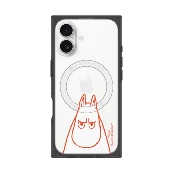 プレミアムスクエアケース with MagSafe［ MOOMIN - Angry face ］