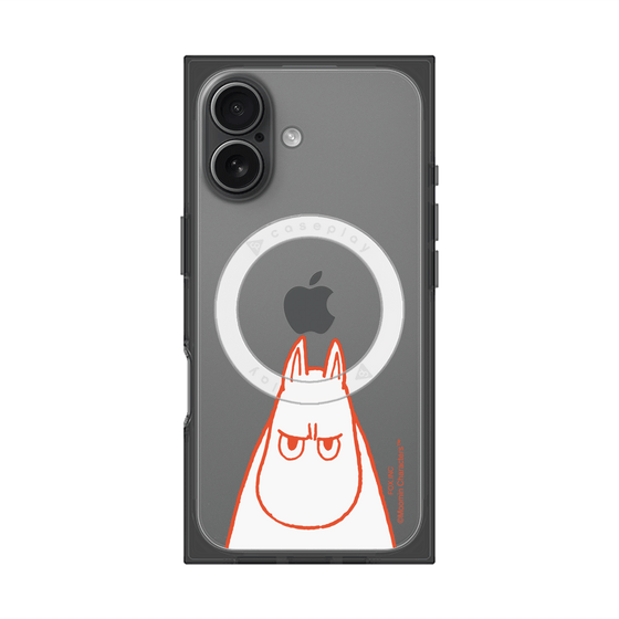 プレミアムスクエアケース with MagSafe［ MOOMIN - Angry face ］