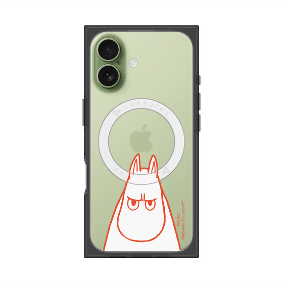 プレミアムスクエアケース with MagSafe［ MOOMIN - Angry face ］