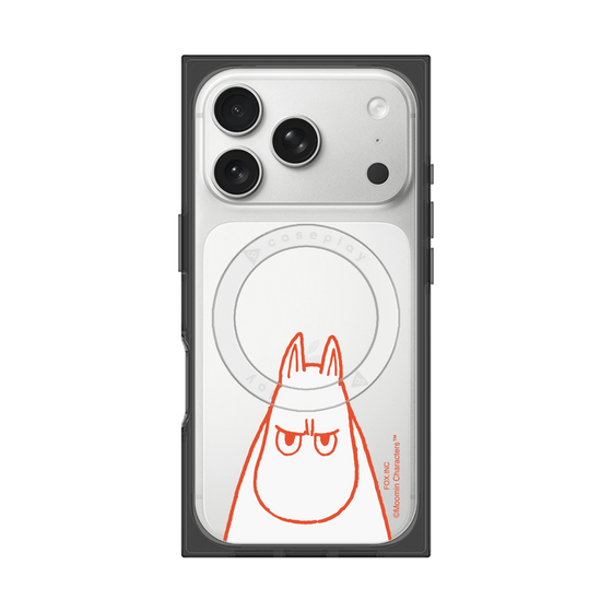プレミアムスクエアケース with MagSafe［ MOOMIN - Angry face ］