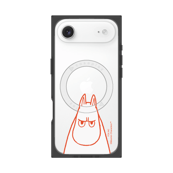 プレミアムスクエアケース with MagSafe［ MOOMIN - Angry face ］