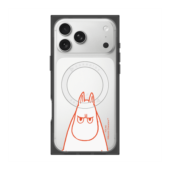 プレミアムスクエアケース with MagSafe［ MOOMIN - Angry face ］