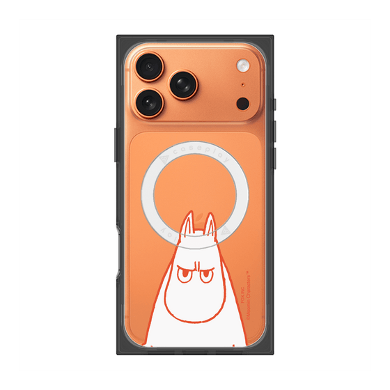 プレミアムスクエアケース with MagSafe［ MOOMIN - Angry face ］