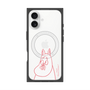 プレミアムスクエアケース with MagSafe［ MOOMIN - Blushing face ］