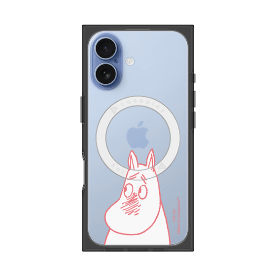 プレミアムスクエアケース with MagSafe［ MOOMIN - Blushing face ］