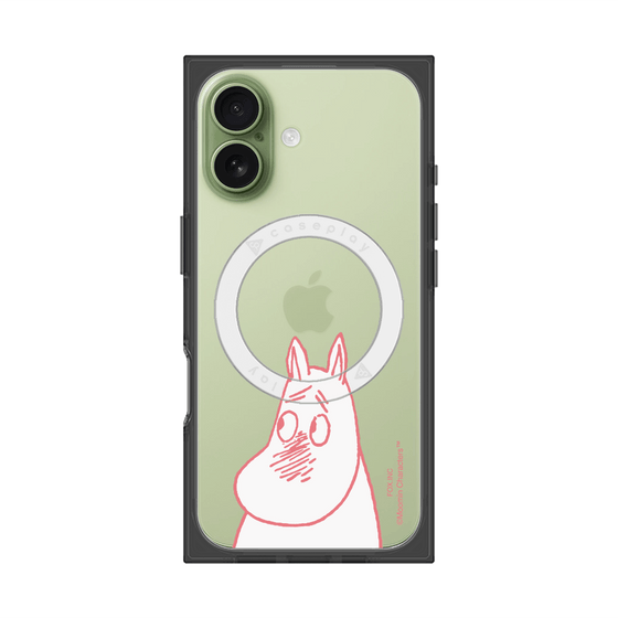 プレミアムスクエアケース with MagSafe［ MOOMIN - Blushing face ］