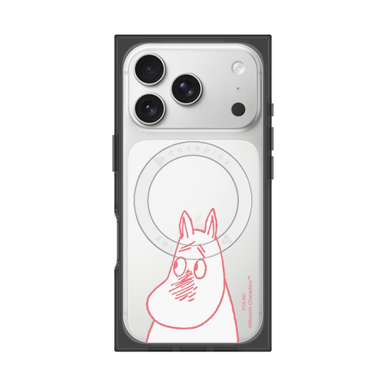 プレミアムスクエアケース with MagSafe［ MOOMIN - Blushing face ］