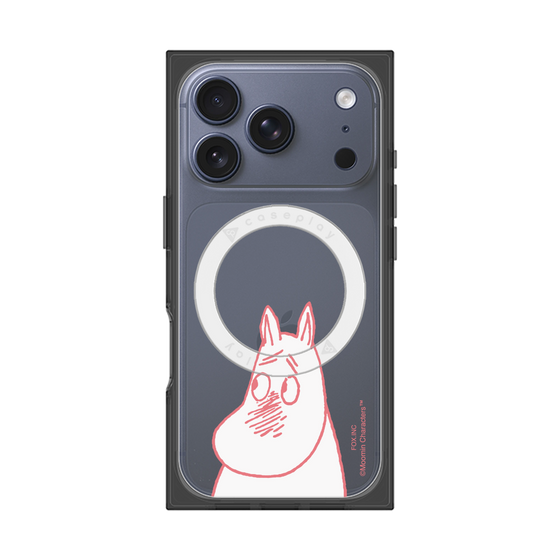 プレミアムスクエアケース with MagSafe［ MOOMIN - Blushing face ］