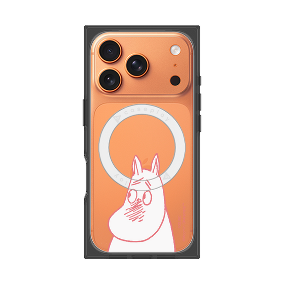 プレミアムスクエアケース with MagSafe［ MOOMIN - Blushing face ］