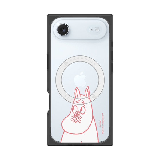 プレミアムスクエアケース with MagSafe［ MOOMIN - Blushing face ］