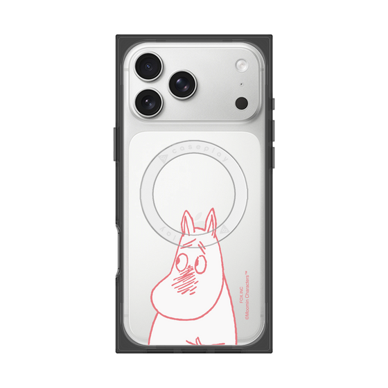 プレミアムスクエアケース with MagSafe［ MOOMIN - Blushing face ］
