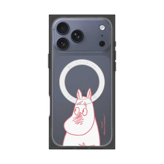 プレミアムスクエアケース with MagSafe［ MOOMIN - Blushing face ］