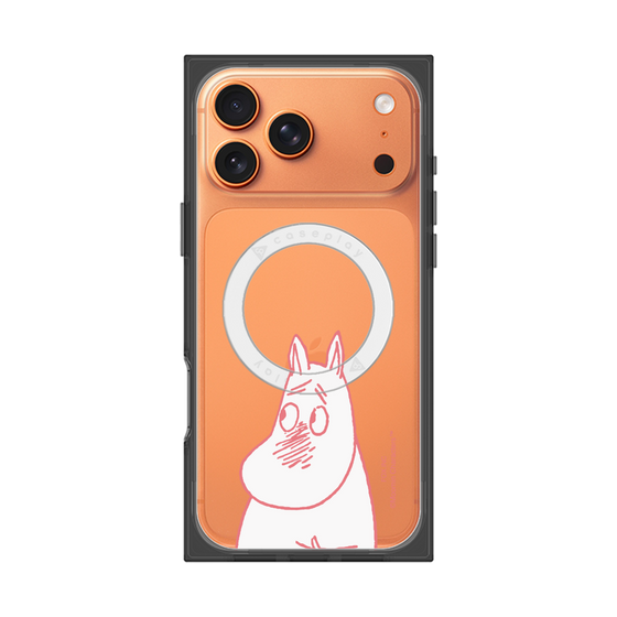 プレミアムスクエアケース with MagSafe［ MOOMIN - Blushing face ］