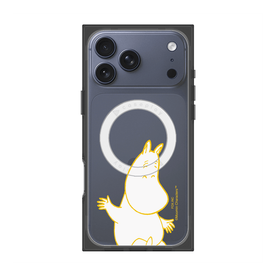 プレミアムスクエアケース with MagSafe［ MOOMIN - Happy face ］