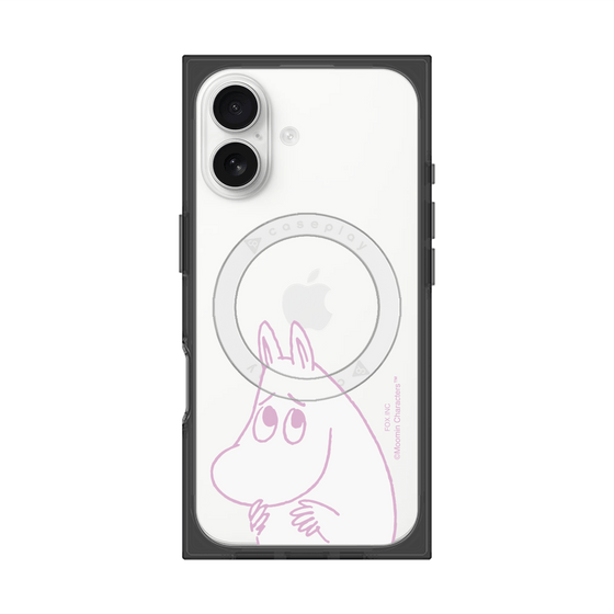 プレミアムスクエアケース with MagSafe［ MOOMIN - Fearful face ］