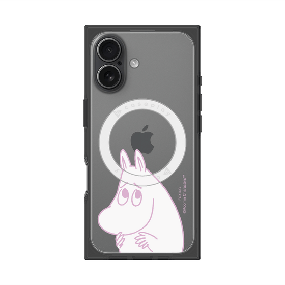 プレミアムスクエアケース with MagSafe［ MOOMIN - Fearful face ］