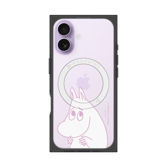 プレミアムスクエアケース with MagSafe［ MOOMIN - Fearful face ］