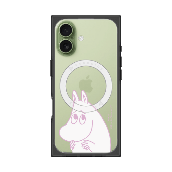 プレミアムスクエアケース with MagSafe［ MOOMIN - Fearful face ］