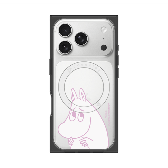 プレミアムスクエアケース with MagSafe［ MOOMIN - Fearful face ］