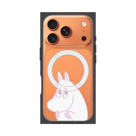 プレミアムスクエアケース with MagSafe［ MOOMIN - Fearful face ］