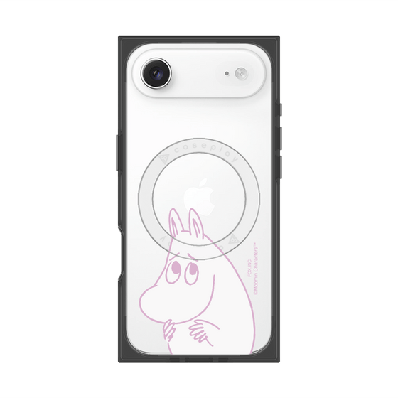 プレミアムスクエアケース with MagSafe［ MOOMIN - Fearful face ］