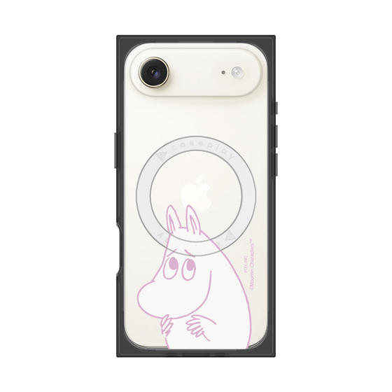 プレミアムスクエアケース with MagSafe［ MOOMIN - Fearful face ］
